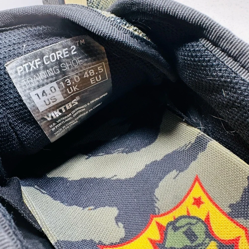 Viktos Tactical PTXF Core 2 Mens Size 14 Camo Green Training Shoes Gym Work Out - Picture 7 of 7